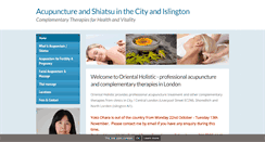 Desktop Screenshot of orientalholistic.com